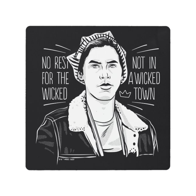 Impresión En Metal No Hay Resto Para Los Malvados (Anverso)