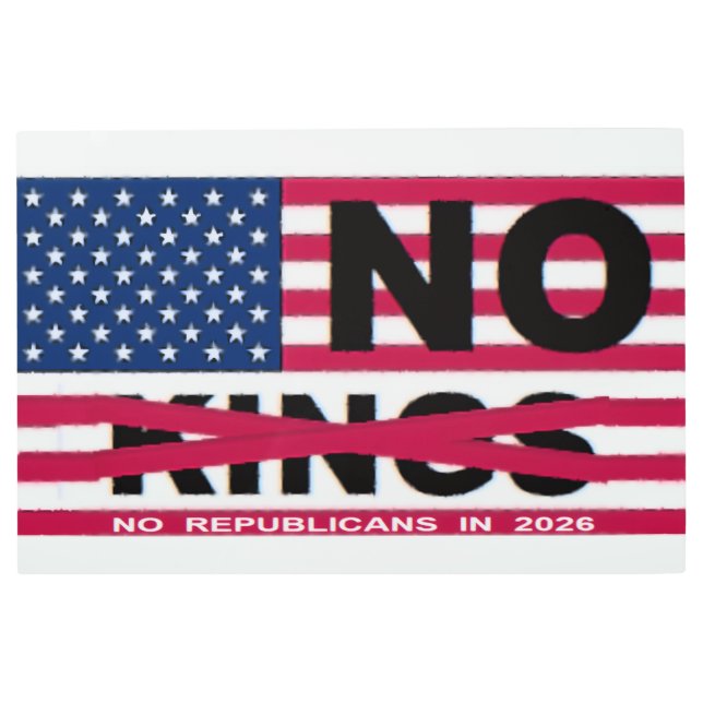 IMPRESIÓN EN METAL NO KINGS (Anverso)