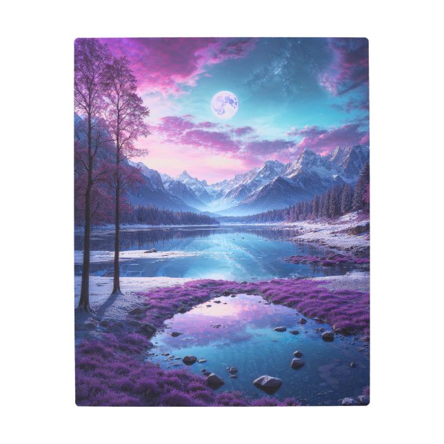 Impresión En Metal Noche de la luna (Anverso)