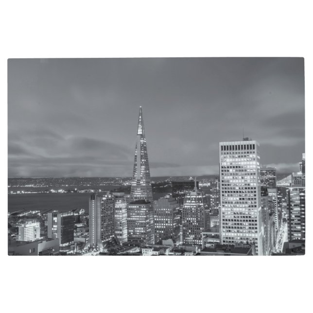 Impresión En Metal Noche de San Francisco (Anverso)