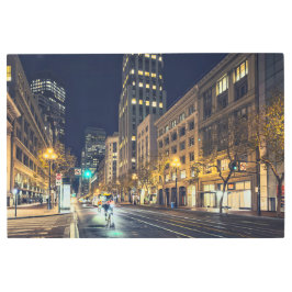 Impresión En Metal Noche de San Francisco