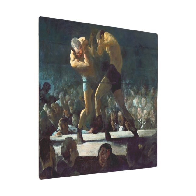 Impresión En Metal Noche del club | George Bellows | (Angulado)