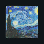 Impresión En Metal Noche estrellada - Van Gogh<br><div class="desc">Presentamos nuestra impronta metalizado de la obra maestra de Van Gogh, "Noche estrellada". Esta impresión de alta calidad captura los detalles intrincados y los colores vibrantes de la pintura original, llevando la belleza del cielo nocturno a tu casa. Diseñado con aluminio duradero y un acabado brillante, esta metalizado impresión le...</div>