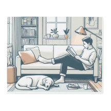 Noche pacífica en casa