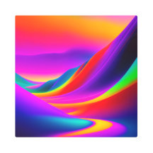 "Noches Luminosas" Pintura de IA