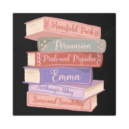 Impresión En Metal Novelas de Jane Austen V
