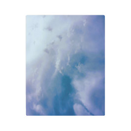 Impresión En Metal NUBES metalizado DE LUZ ARTÍSTICA