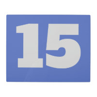 Números de casa en Metalizado, editar texto,