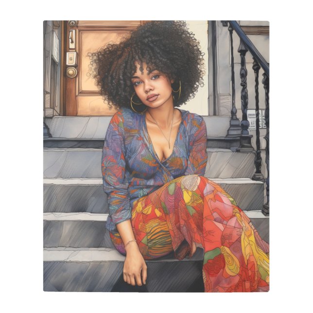 Impresión En Metal Nyah (Anverso)