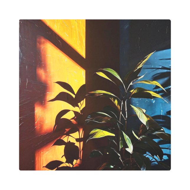 Impresión En Metal OCTURIA 16X16 pulgadas cuadrado muro Metalizado ar (Anverso)