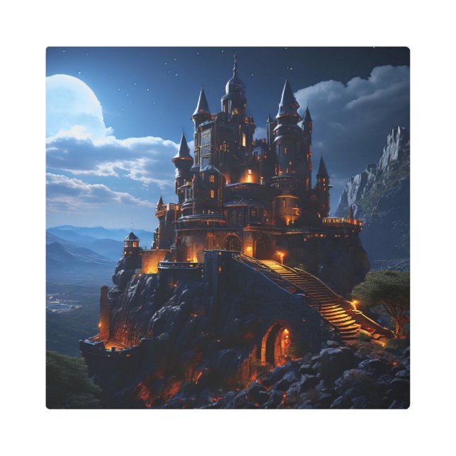 Impresión En Metal OCTURIA 16X16 pulgadas cuadrado muro Metalizado ar (Anverso)