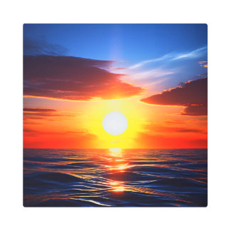 Impresión En Metal OCTURIA 16X16 pulgadas cuadrado muro Metalizado ar