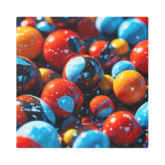 Impresión En Metal OCTURIA 16X16 pulgadas cuadrado muro Metalizado ar