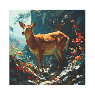 Impresión En Metal OCTURIA 16X16 pulgadas cuadrado muro Metalizado ar