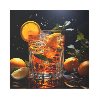 Impresión En Metal OCTURIA 16X16 pulgadas cuadrado muro Metalizado ar