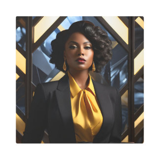 Impresión En Metal OCTURIA 16X16 pulgadas cuadrado muro Metalizado ar