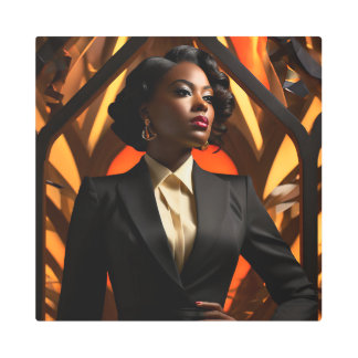 Impresión En Metal OCTURIA 16X16 pulgadas cuadrado muro Metalizado ar