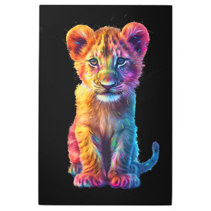 Impresión En Metal Oh Baby Big Cat Cub