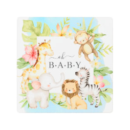 Impresión En Metal Oh Baby Jungle