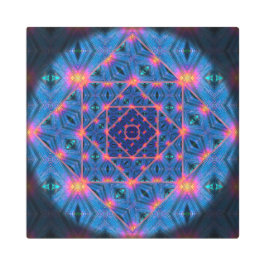 Impresión En Metal Ojos de máquina azul