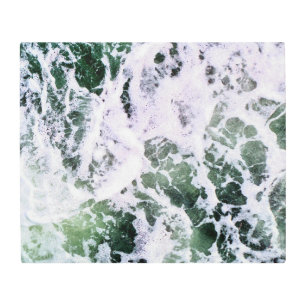 Impresión En Metal Olas de playa de verano del océano azul