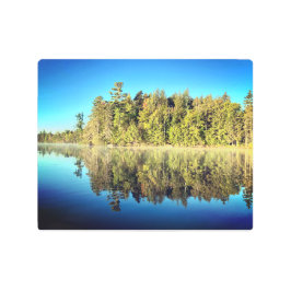 Impresión En Metal Olas de sonido de la naturaleza