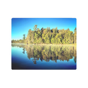 Impresión En Metal Olas de sonido de la naturaleza