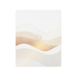 Impresión En Metal Olas del desierto calmo con esencia de Fennec | Se