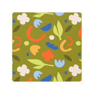 Impresión En Metal Olive Meadow