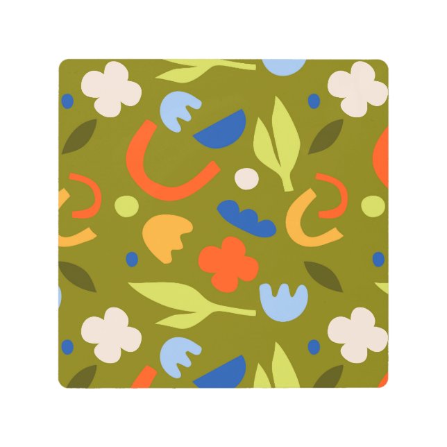 Impresión En Metal Olive Meadow (Anverso)