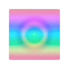 Impresión En Metal Ombre de ojos de arcoiris místico