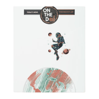 Impresión En Metal ON the Dai News Metalizado Wall Art