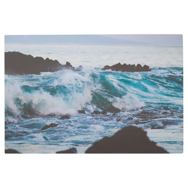 Impresión En Metal Ondas (Anverso)