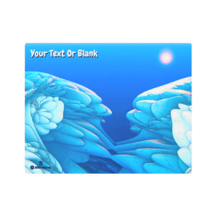 Impresión En Metal Ondas congeladas