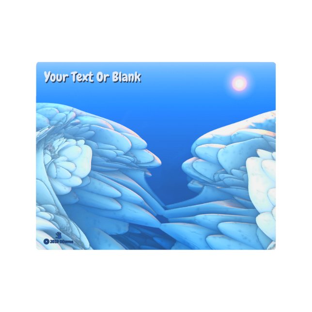 Impresión En Metal Ondas congeladas (Anverso)