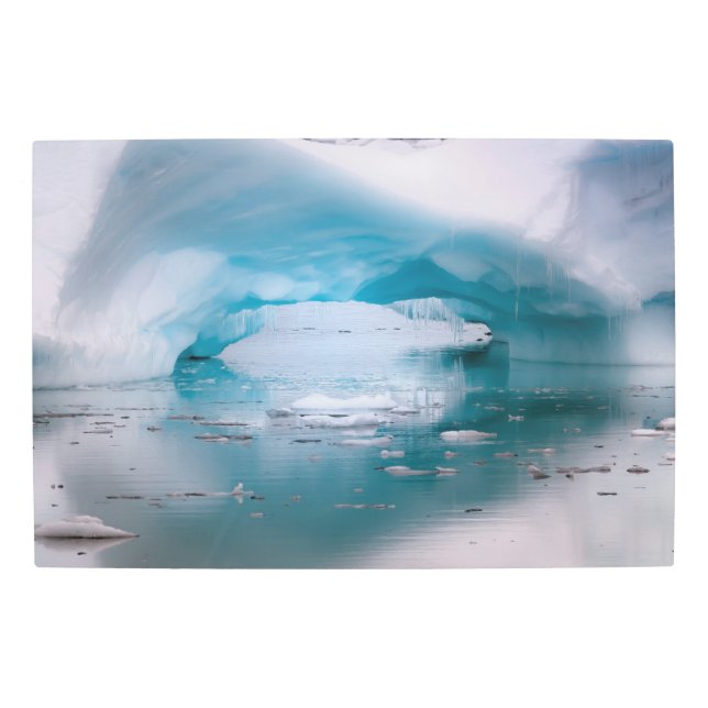 Impresión En Metal Open Arch Iceberg | Antártida (Anverso)