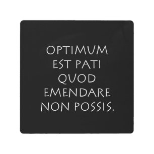 Impresión En Metal Optimum est pati quod emendare non possis