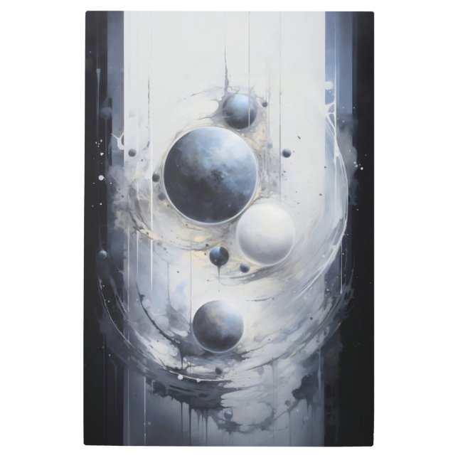 Impresión En Metal Órbita surrealista (Anverso)