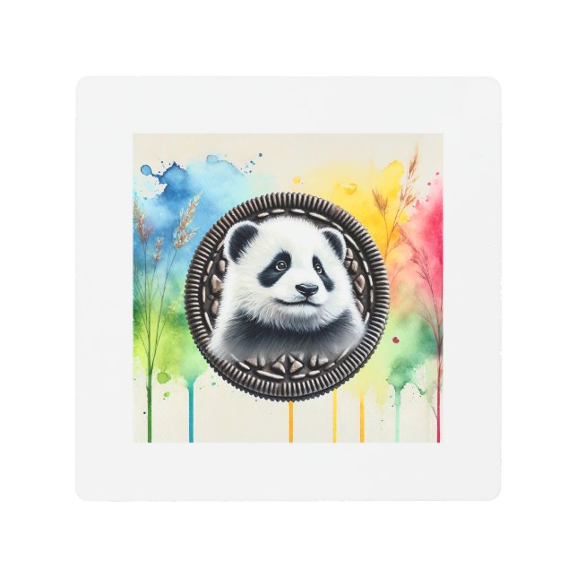 Impresión En Metal Oreo animal 300924AREF129 - Watercolor (Anverso)