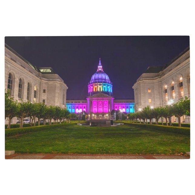 Impresión En Metal Orgullo de San Francisco (Anverso)