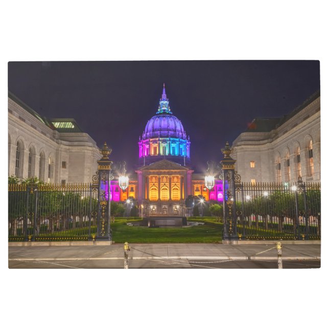 Impresión En Metal Orgullo de San Francisco (Anverso)