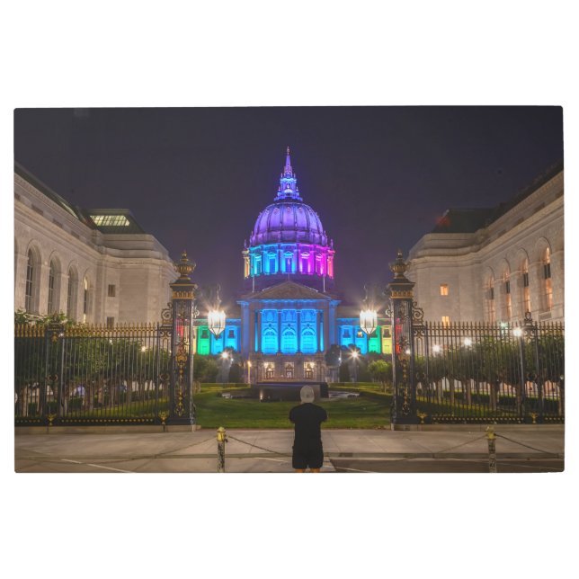 Impresión En Metal Orgullo de San Francisco (Anverso)