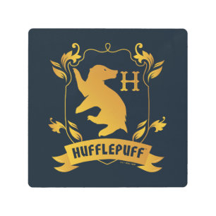 Impresión En Metal Ornate HUFFLEPUFF™ House Escudo