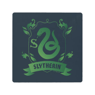 Impresión En Metal Ornate SLYTHERIN™ House Escudo