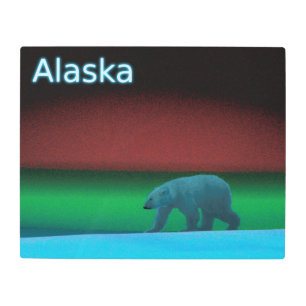 Impresión En Metal Oso Polar: Alaska