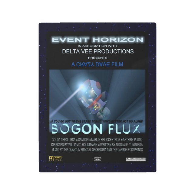 Impresión En Metal Osos De Teddy En El Espacio (Anverso)