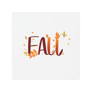 Impresión En Metal Otoño/otoño/hojas