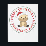 Impresión En Metal Otter Christmas Snow Winter Animals Otter<br><div class="desc">The otter at Christmas with fairy lights. Funny animals with gifts and snow for the holidays. Also funny for christmas in July. Otters are cute animals and perfect for Christmas.</div>