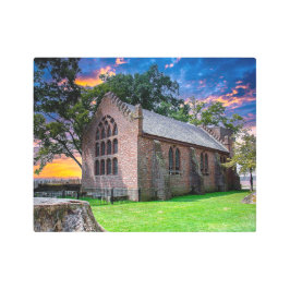 Impresión En Metal P1010074-Jamestown, VA, Antigua Iglesia de Asentam