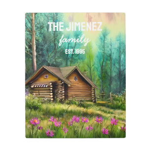 Impresión En Metal Página inicial de la pintura de aceite de época co